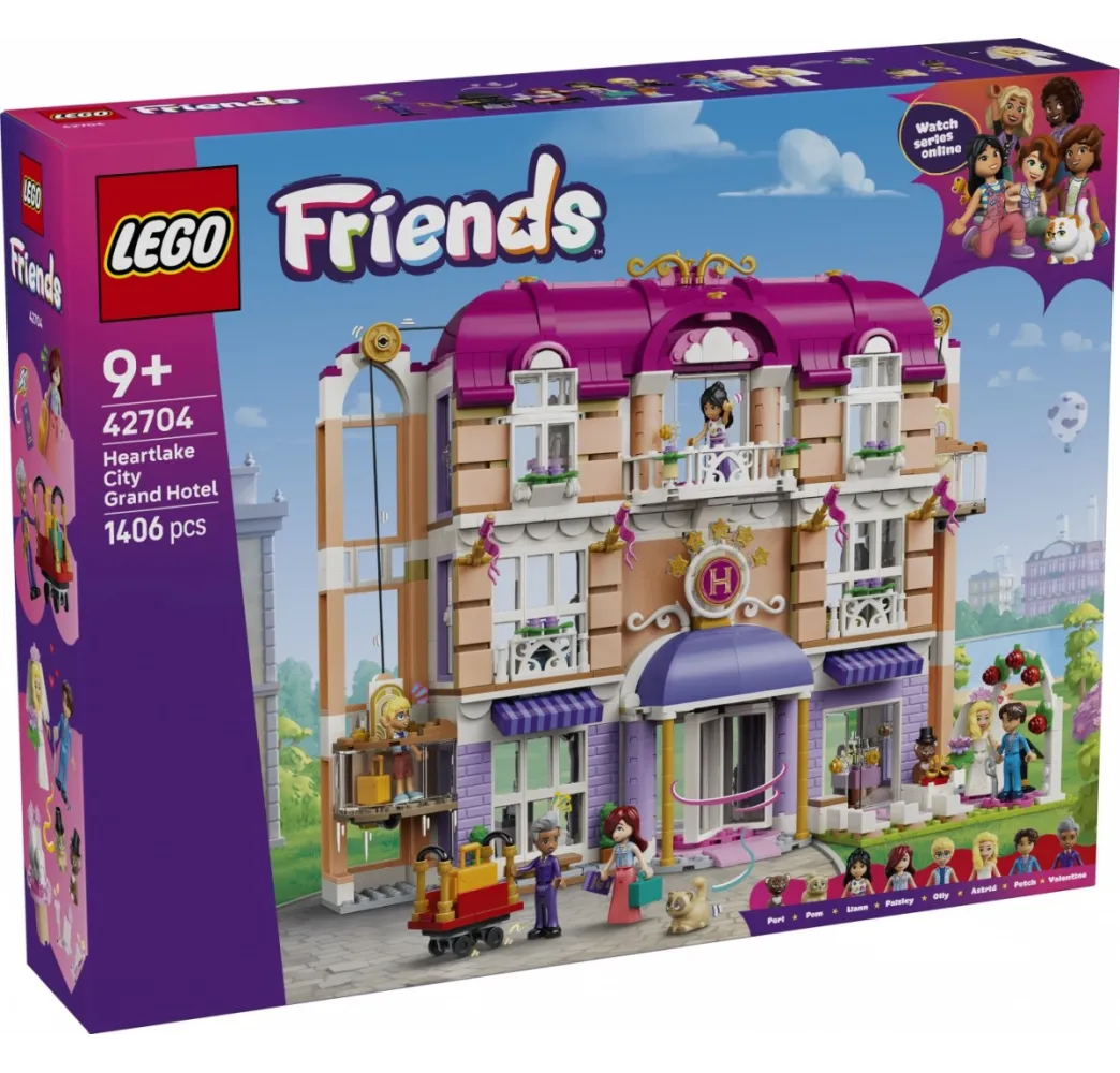 LEGO Friends Grand Hotel Heartlake – klocki konstrukcyjne