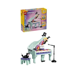 LEGO Creator Fortepian z kotem 3w1 – klocki konstrukcyjne