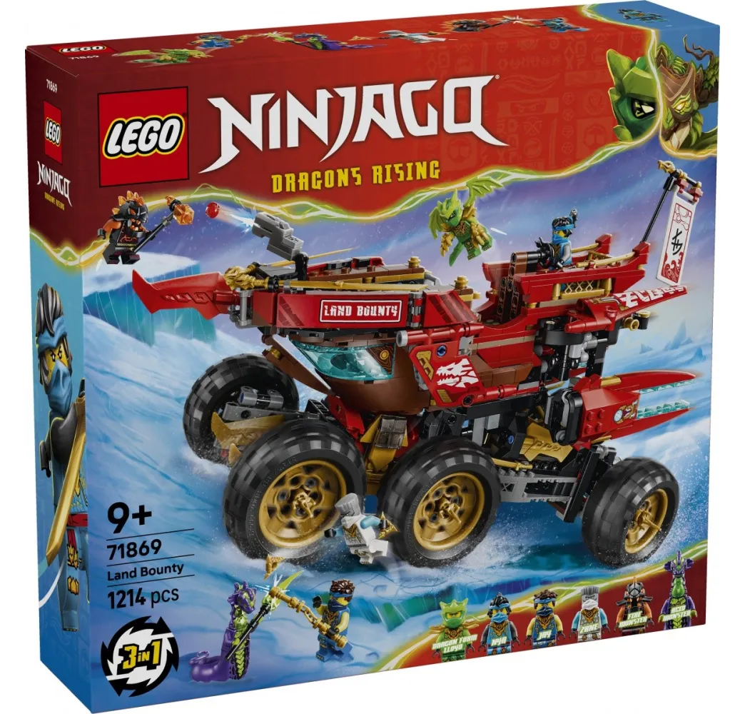 LEGO Ninjago Perła Lądu – klocki konstrukcyjne 9+