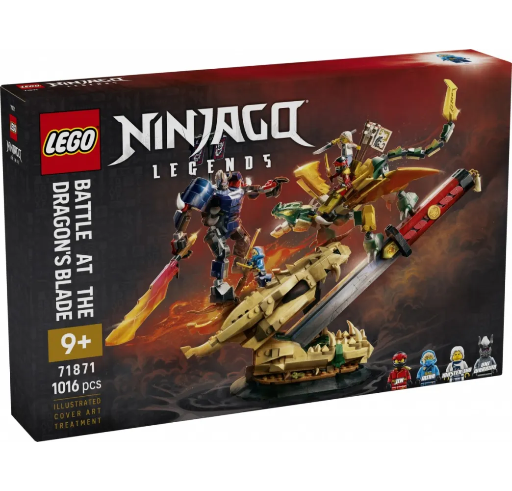 LEGO NINJAGO Bitwa o Smocze Ostrze – klocki 9+