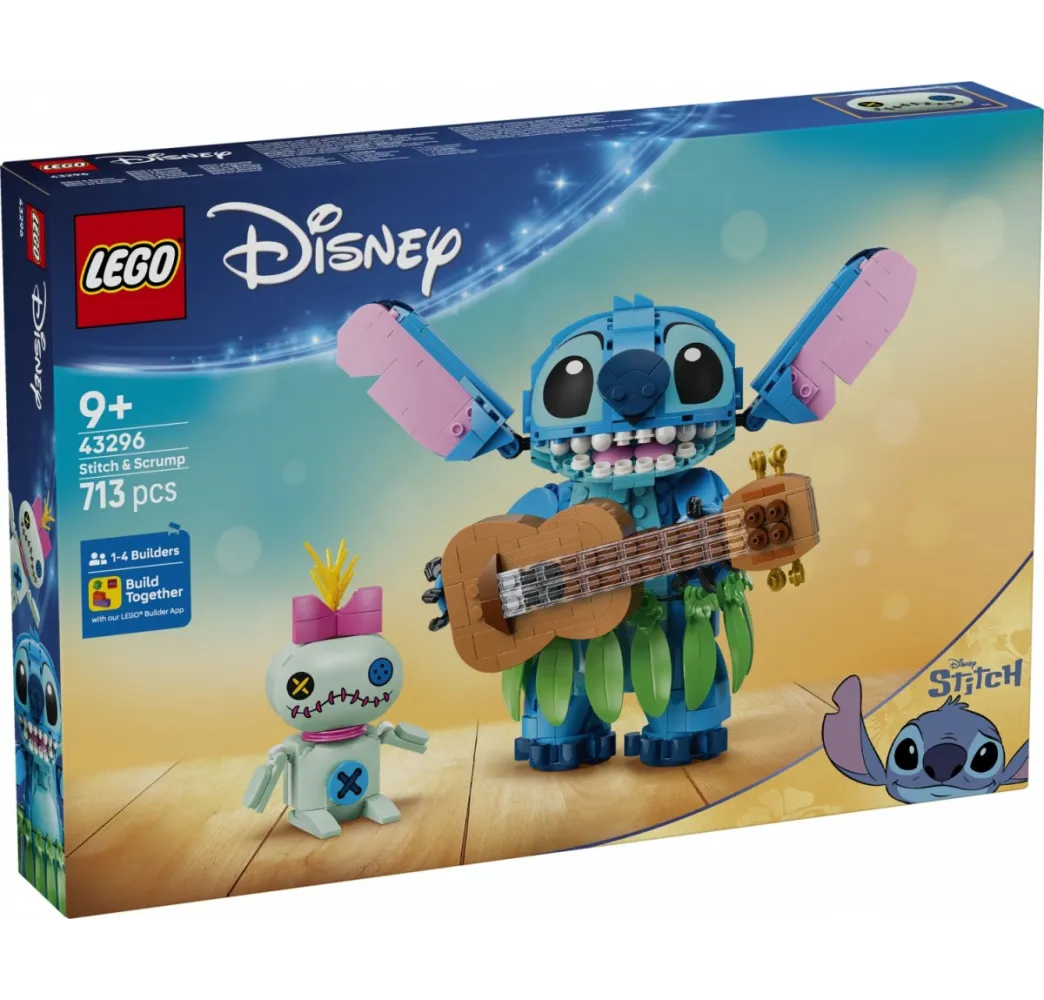 Stitch i Strupka LEGO Disney – klocki konstrukcyjne