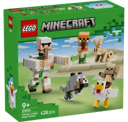 LEGO Minecraft Atak kurzego jeźdźca – klocki 9+