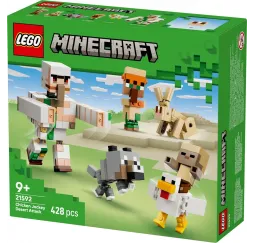 LEGO Minecraft Atak kurzego jeźdźca – klocki 9+