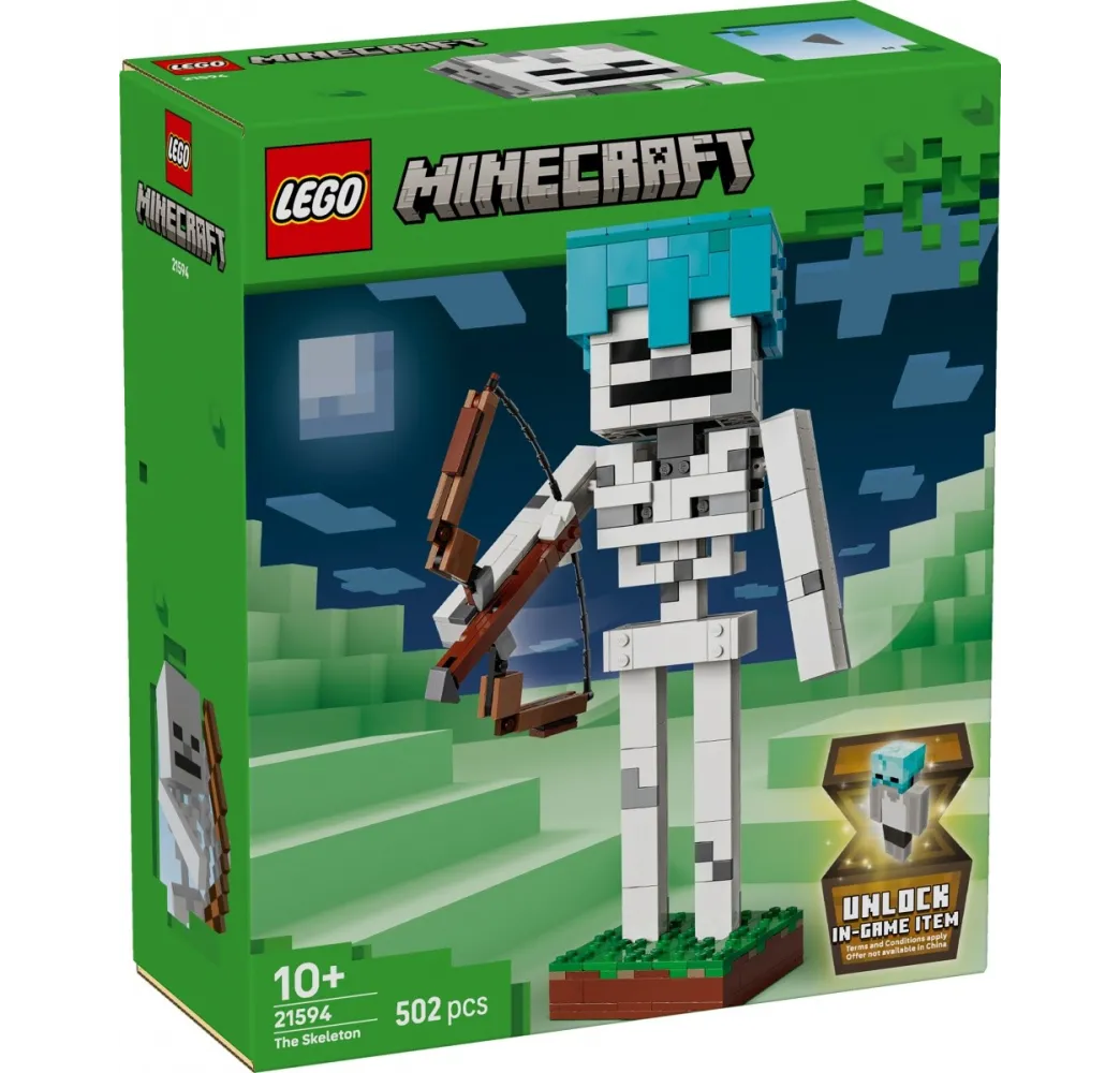 LEGO Minecraft Szkielet – klocki konstrukcyjne 10+