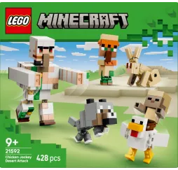 LEGO Minecraft Atak kurzego jeźdźca – klocki 9+