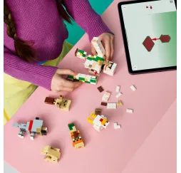 LEGO Minecraft Atak kurzego jeźdźca – klocki 9+