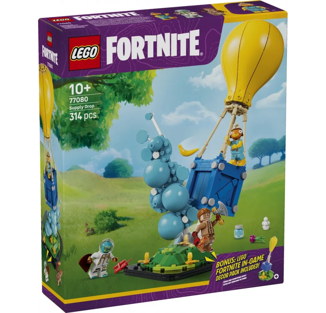 LEGO Fortnite Zrzut zaopatrzenia – klocki konstrukcyjne