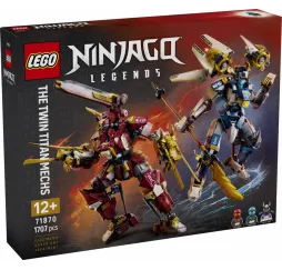 LEGO NINJAGO Bliźniacze tytanowe mechy – klocki 12+