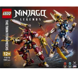 LEGO NINJAGO Bliźniacze tytanowe mechy – klocki 12+