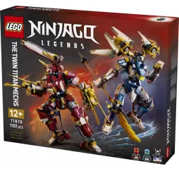 LEGO NINJAGO Bliźniacze tytanowe mechy – klocki 12+