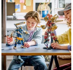 LEGO NINJAGO Bliźniacze tytanowe mechy – klocki 12+