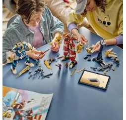 LEGO NINJAGO Bliźniacze tytanowe mechy – klocki 12+
