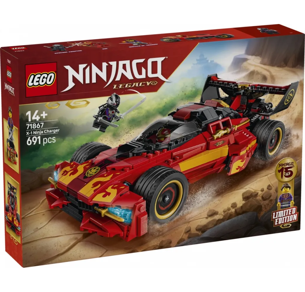 LEGO NINJAGO Ninjaścigacz X-1 15-lecie klocki konstrukcyjne
