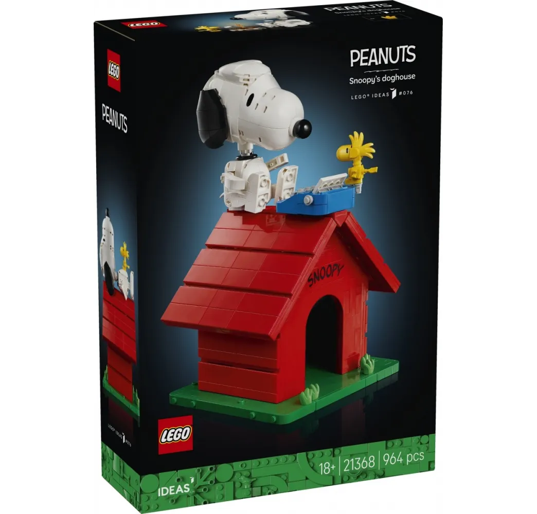 Snoopy LEGO Ideas – klocki konstrukcyjne dla dorosłych