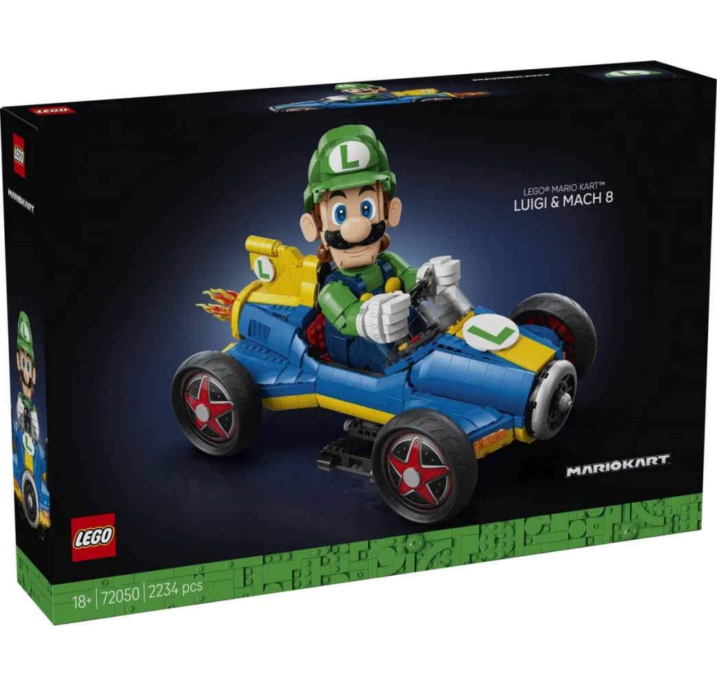 Luigi i Mach 8 LEGO Super Mario – klocki konstrukcyjne