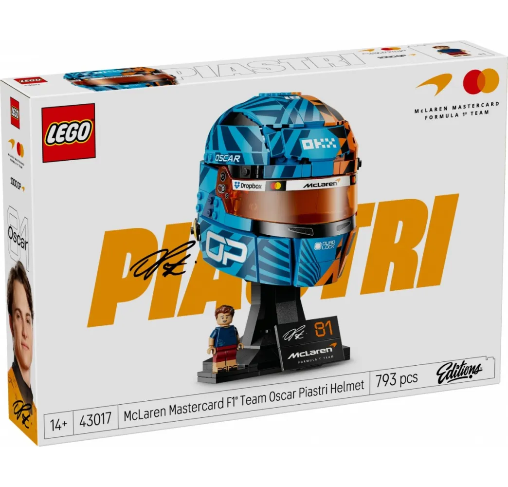 LEGO Kask Oscar Piastri McLaren – klocki konstrukcyjne