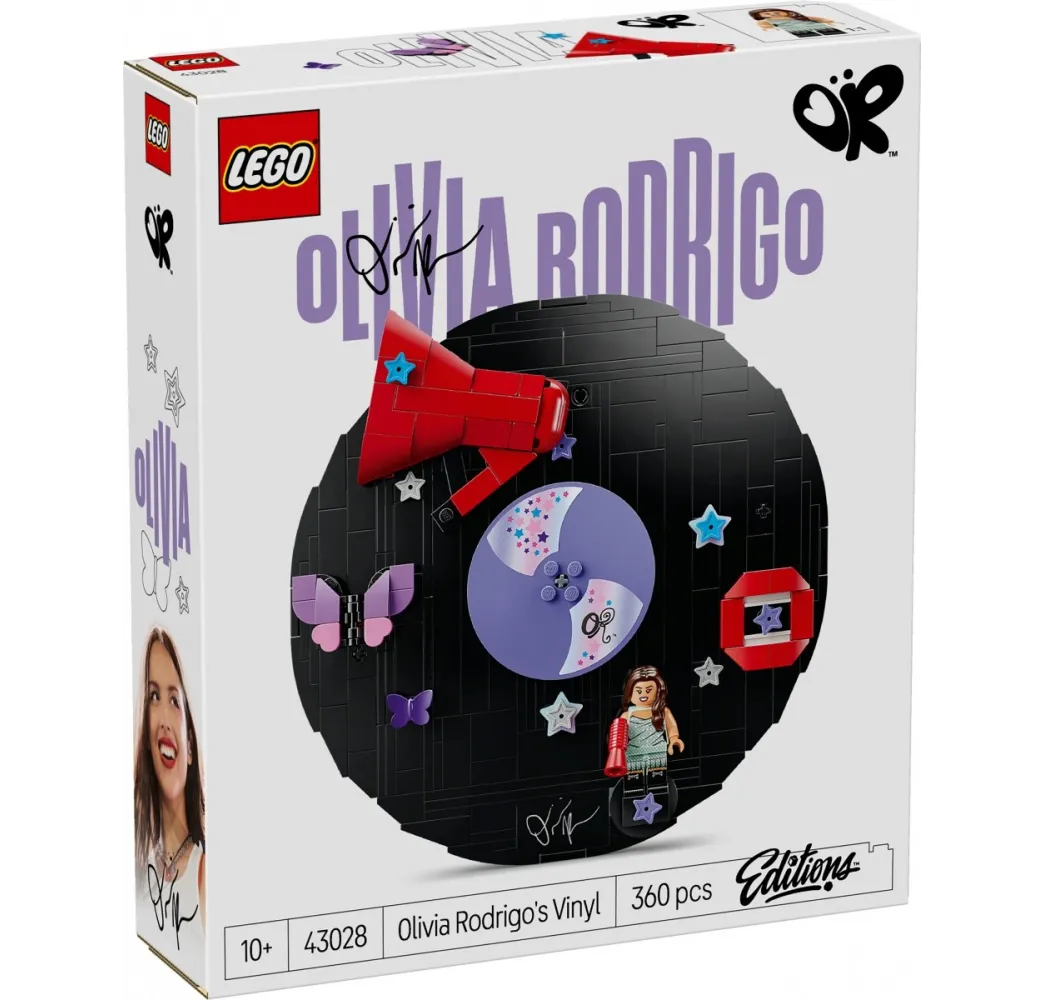 LEGO Olivia Rodrigo płyta winylowa – klocki konstrukcyjne