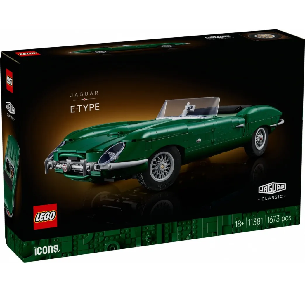 LEGO Icons Jaguar E-Type – klocki konstrukcyjne
