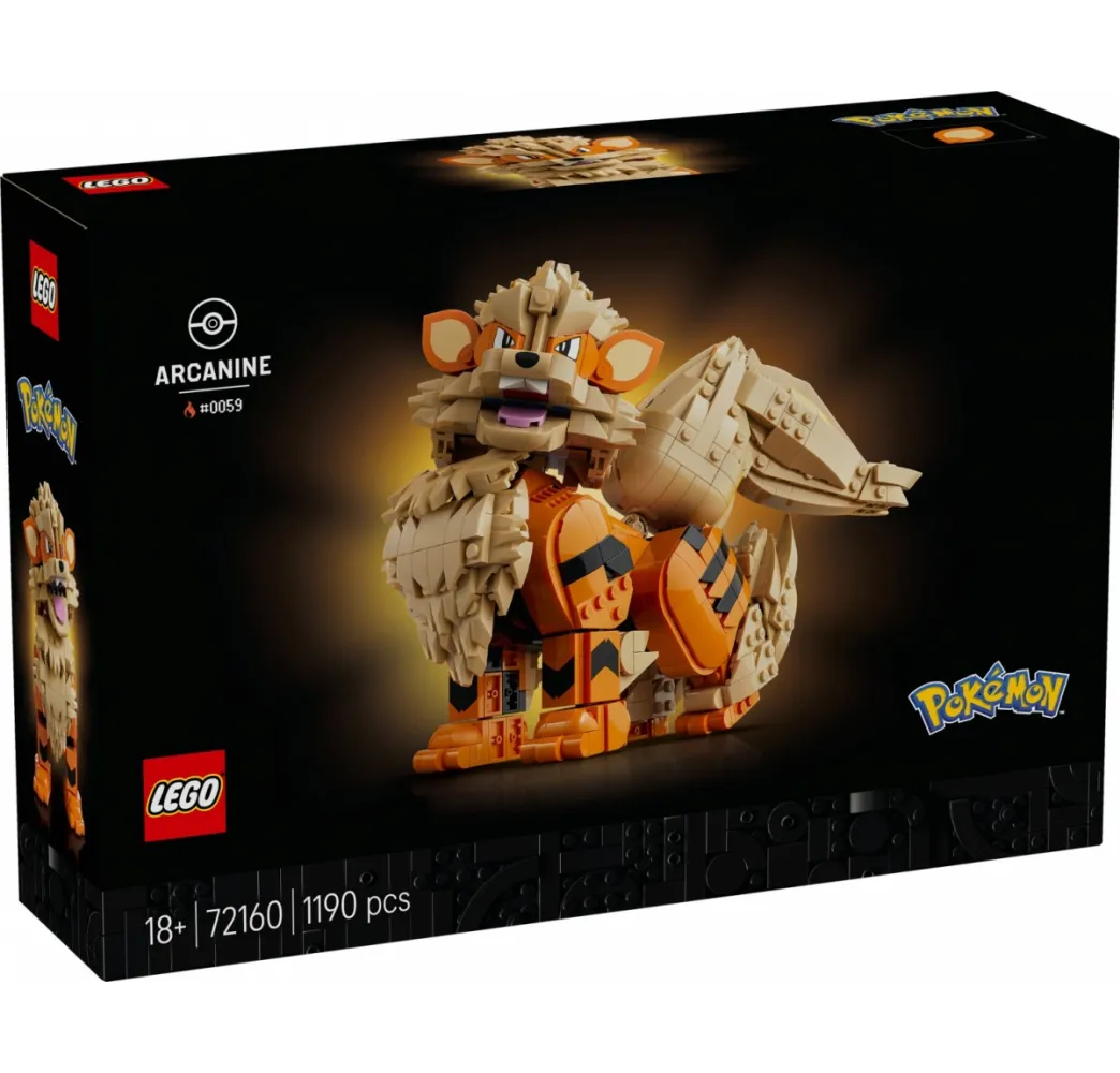 Arcanine LEGO Pokemon – klocki konstrukcyjne 18+