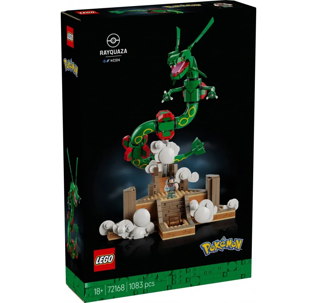 Rayquaza LEGO Pokémon – klocki konstrukcyjne 18+