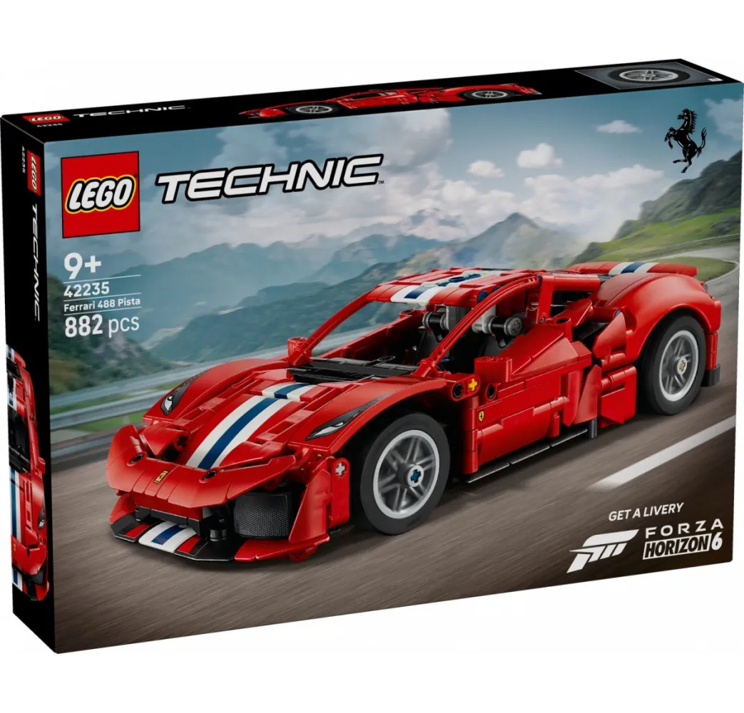 LEGO Technic Ferrari 488 Pista – klocki konstrukcyjne