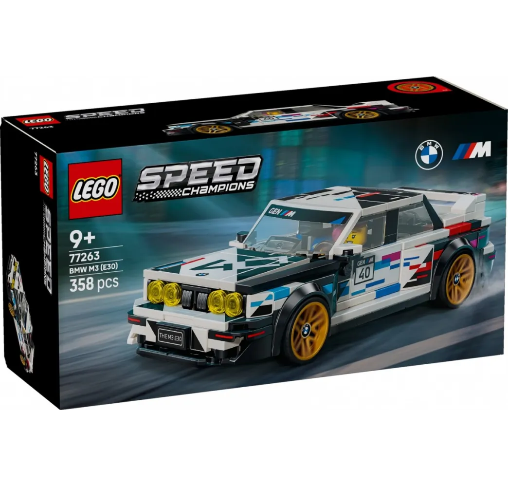LEGO Speed Champions BMW M3 E30 – klocki konstrukcyjne