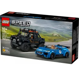 LEGO Speed Champions Jaguar i Defender – klocki 10+