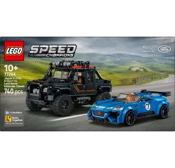 LEGO Speed Champions Jaguar i Defender – klocki 10+