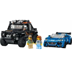 LEGO Speed Champions Jaguar i Defender – klocki 10+