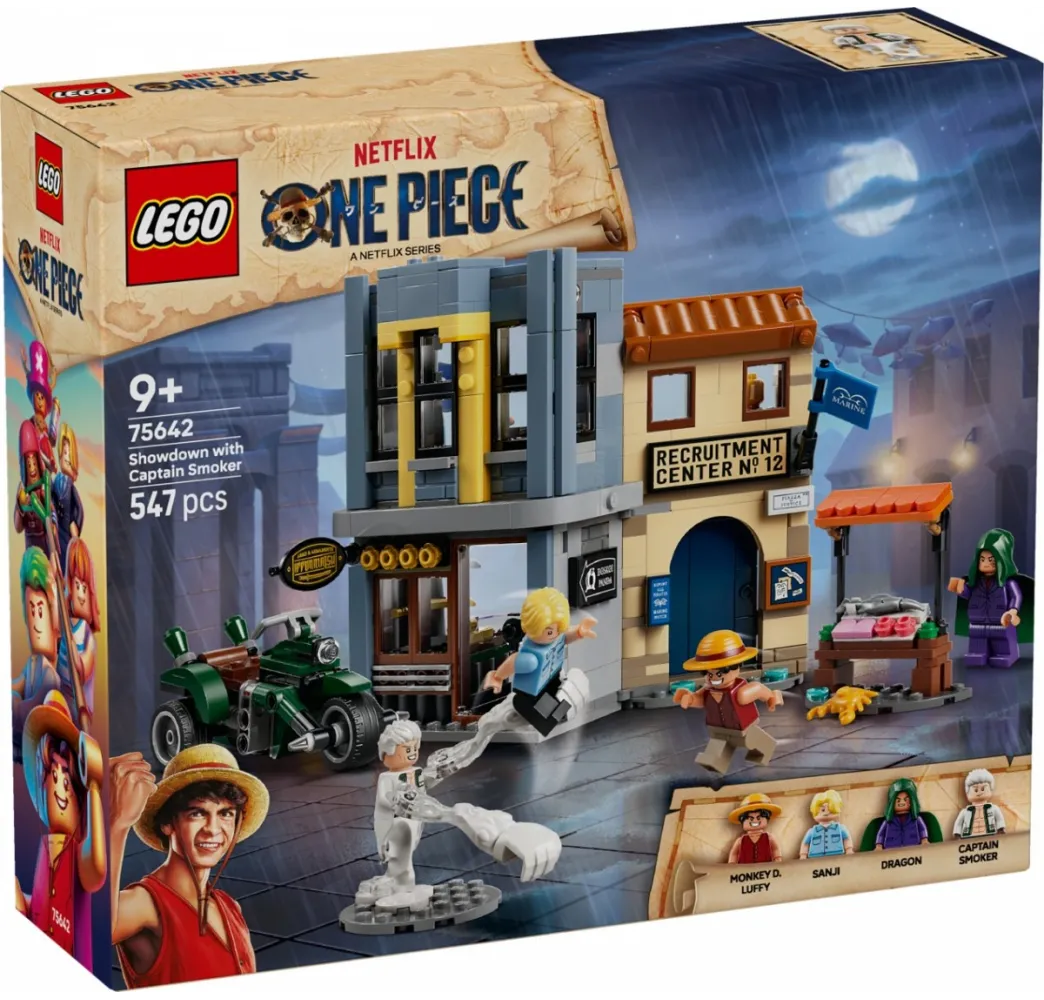 LEGO One Piece Starcie z kapitanem Smokerem klocki