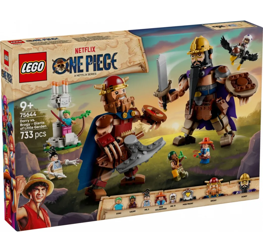 One Piece Dorry kontra Brogy klocki LEGO 9+