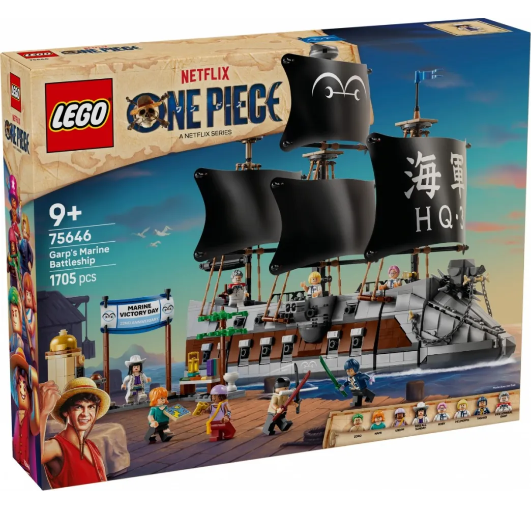 LEGO One Piece Okręt Garpa – klocki konstrukcyjne