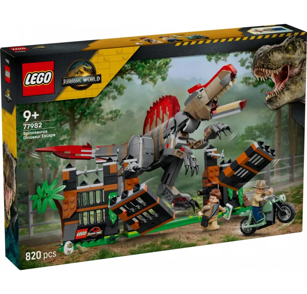LEGO Jurassic World Ucieczka spinozaura – klocki 9+