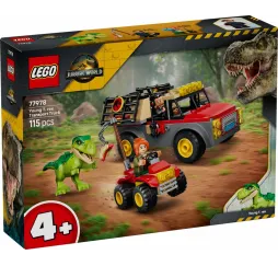 Jurassic World LEGO klocki z młodym tyranozaurem