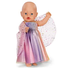 Baby Born tęczowa sukienka 43 cm, akcesoria dla lalek