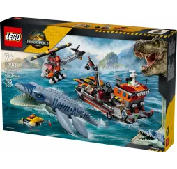 LEGO Jurassic World klocki Atak mozazaura na łódź