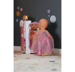 Baby Born tęczowa sukienka 43 cm, akcesoria dla lalek