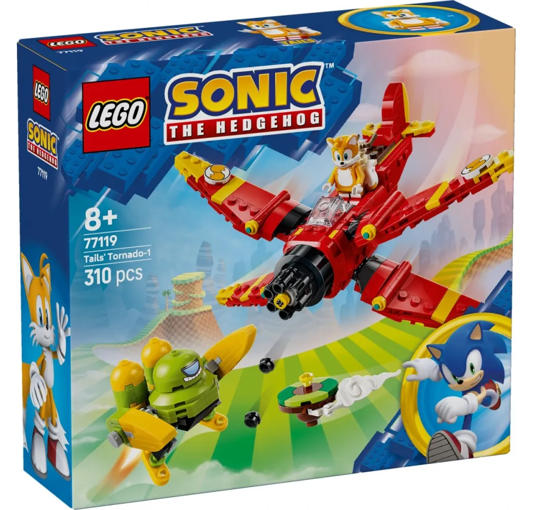 LEGO Sonic Tails i Tornado-1 klocki konstrukcyjne