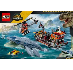 LEGO Jurassic World klocki Atak mozazaura na łódź