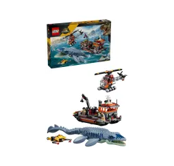 LEGO Jurassic World klocki Atak mozazaura na łódź