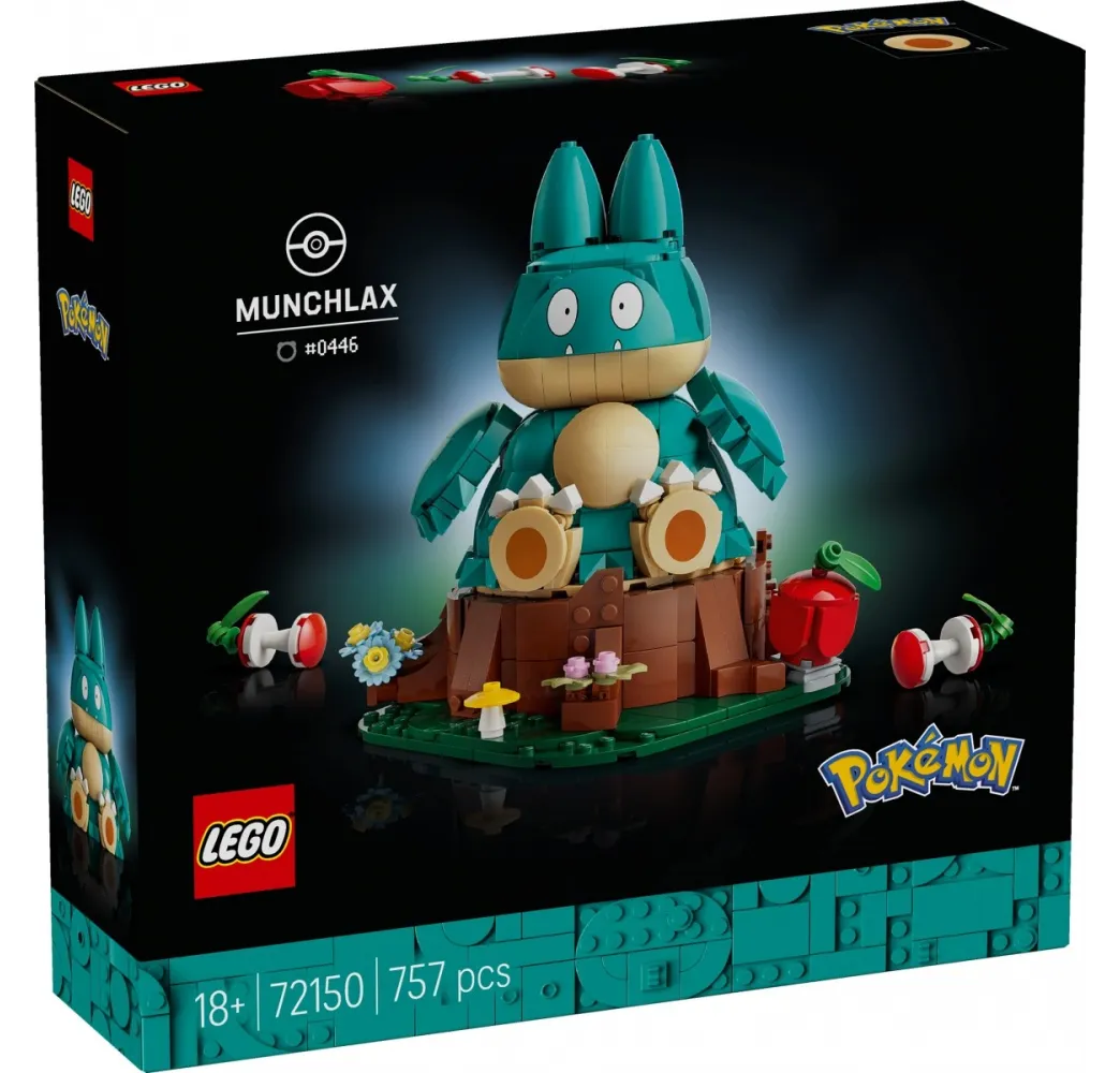 Munchlax LEGO Pokémon – klocki konstrukcyjne 757 el.
