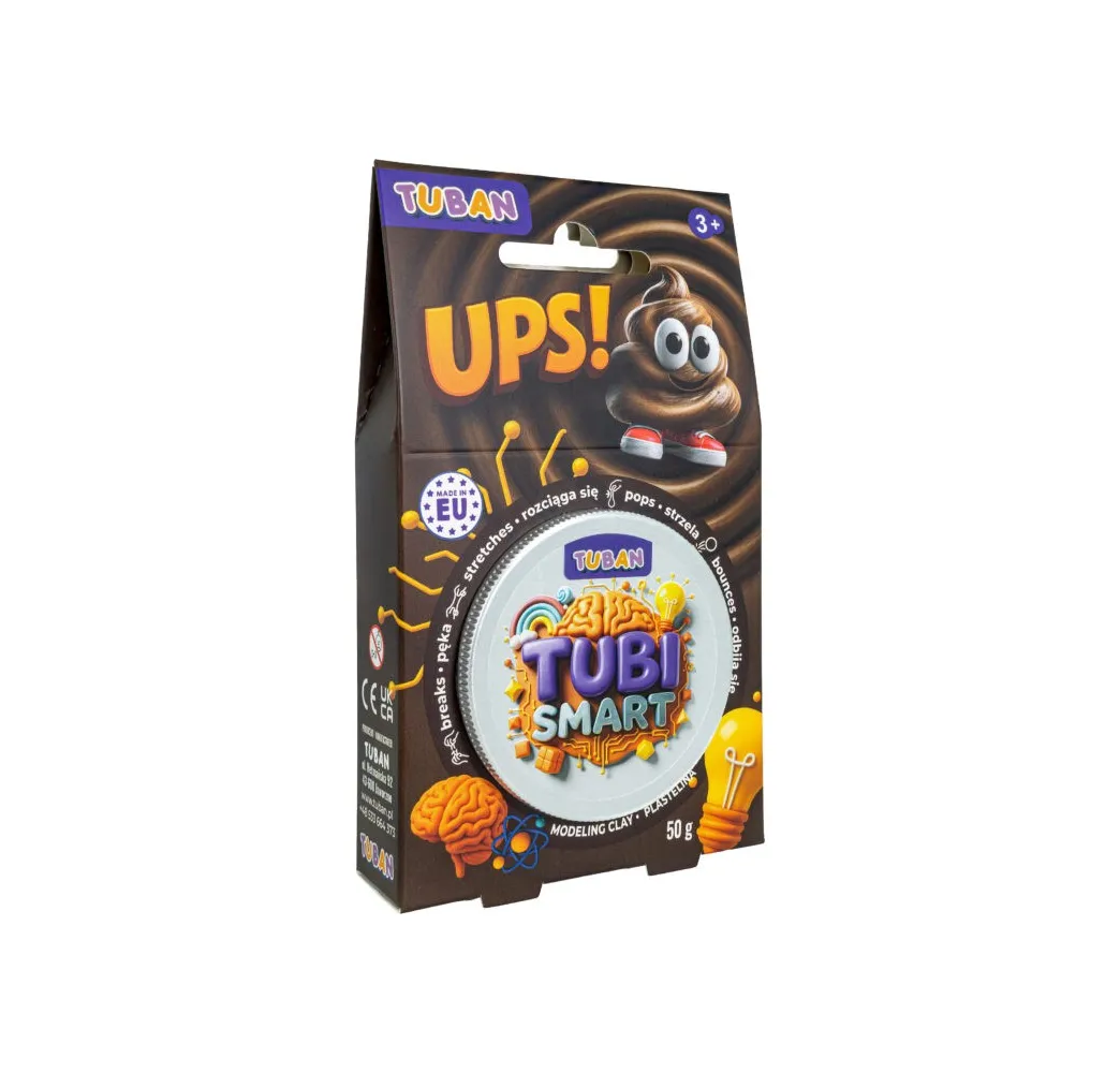 Tubi Smart UPS plastelina brokatowa TUBAN 3+