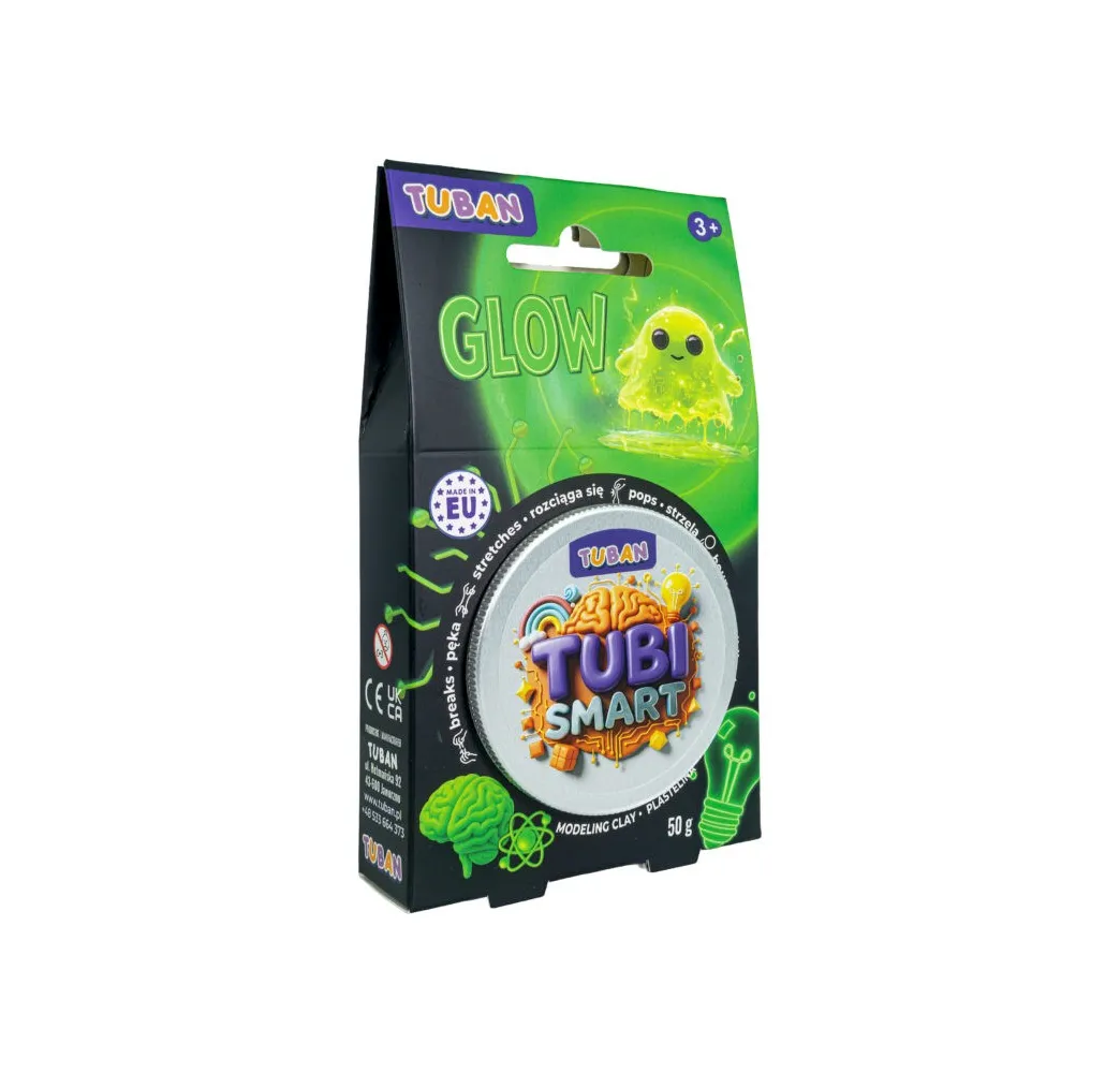 Tubi Smart Glow plastelina świecąca TUBAN 50 g