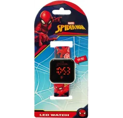 Spiderman zegarek LED z kalendarzem Kids Euroswan