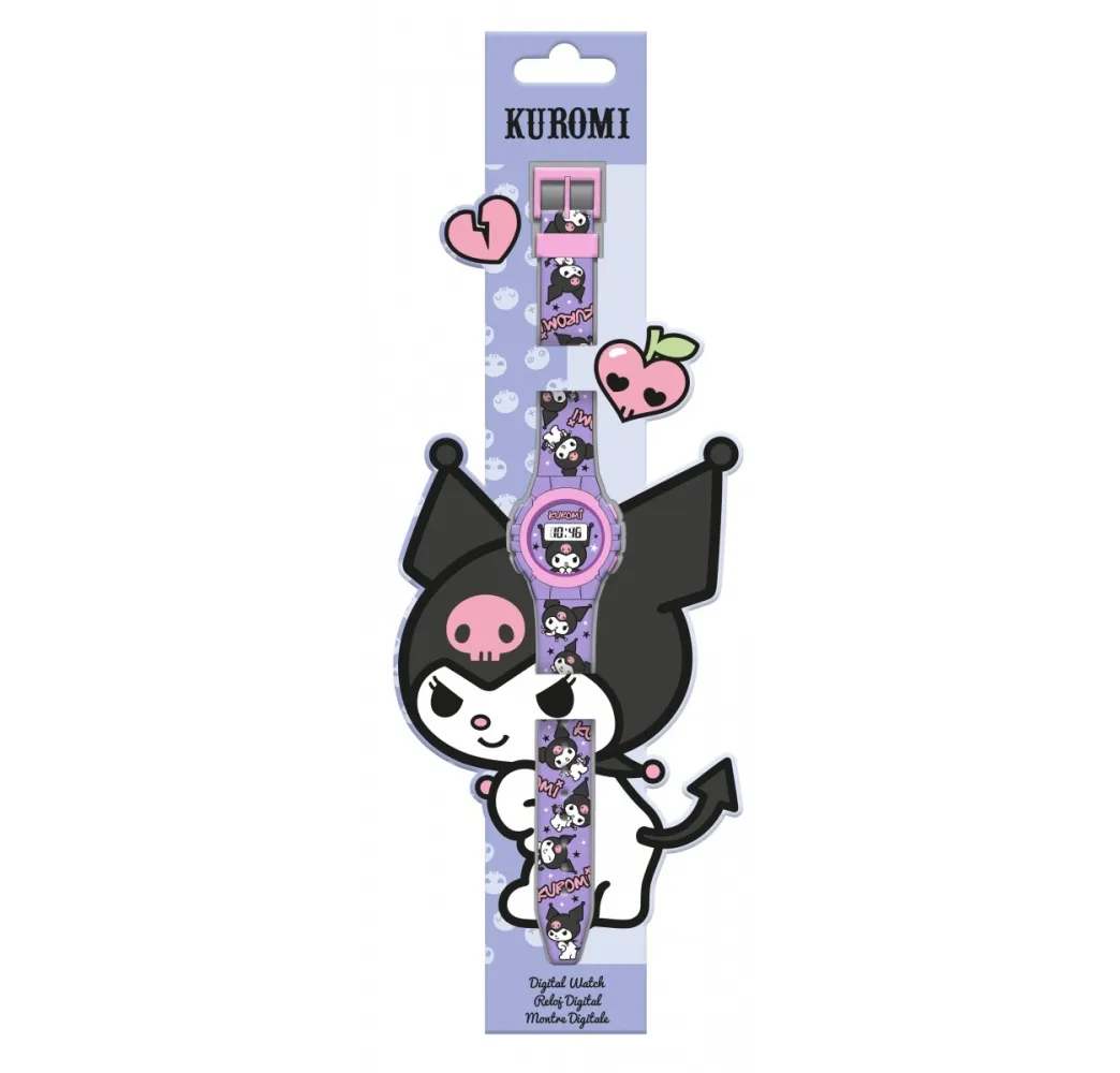 Kuromi zegarek cyfrowy dla dziewczynki Kids Euroswan