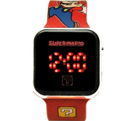 Super Mario zegarek LED z kalendarzem Kids Euroswan