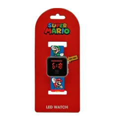 Super Mario zegarek LED z kalendarzem Kids Euroswan