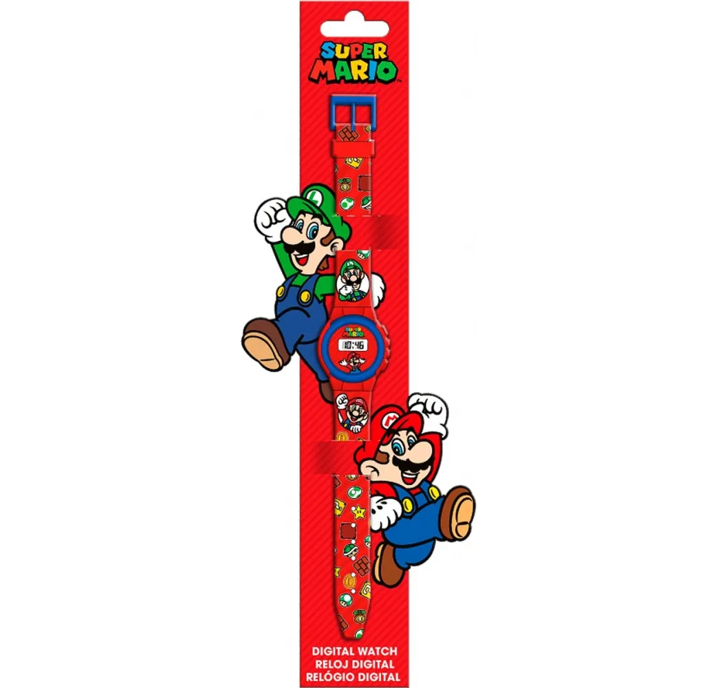 Super Mario zegarek cyfrowy LED Kids Euroswan