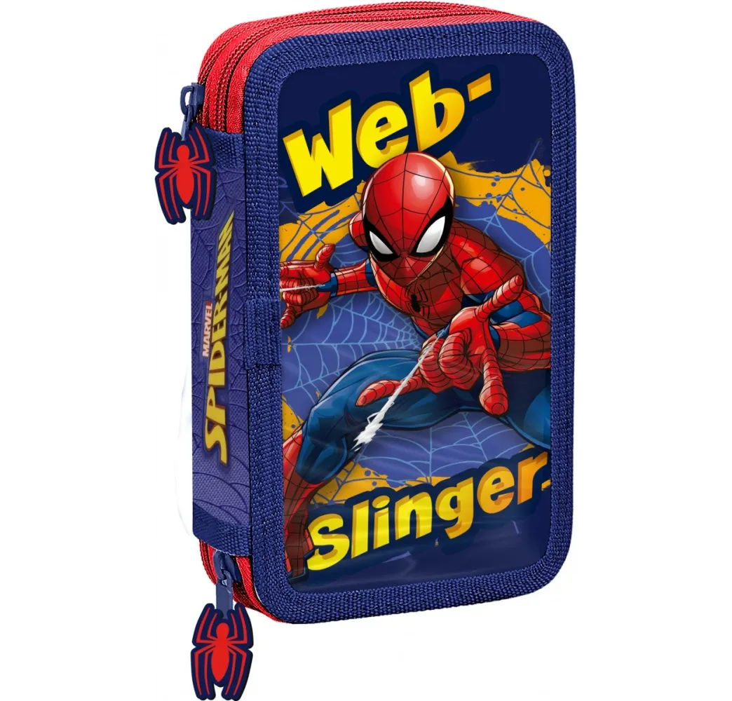 Spiderman piórnik z wyposażeniem Kids Euroswan