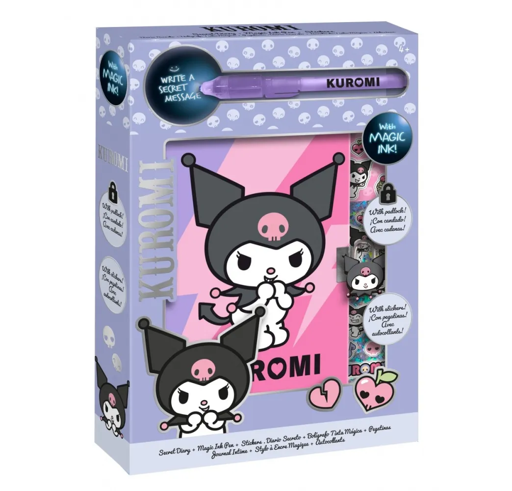 Kuromi pamiętnik z magicznym długopisem Kids Euroswan